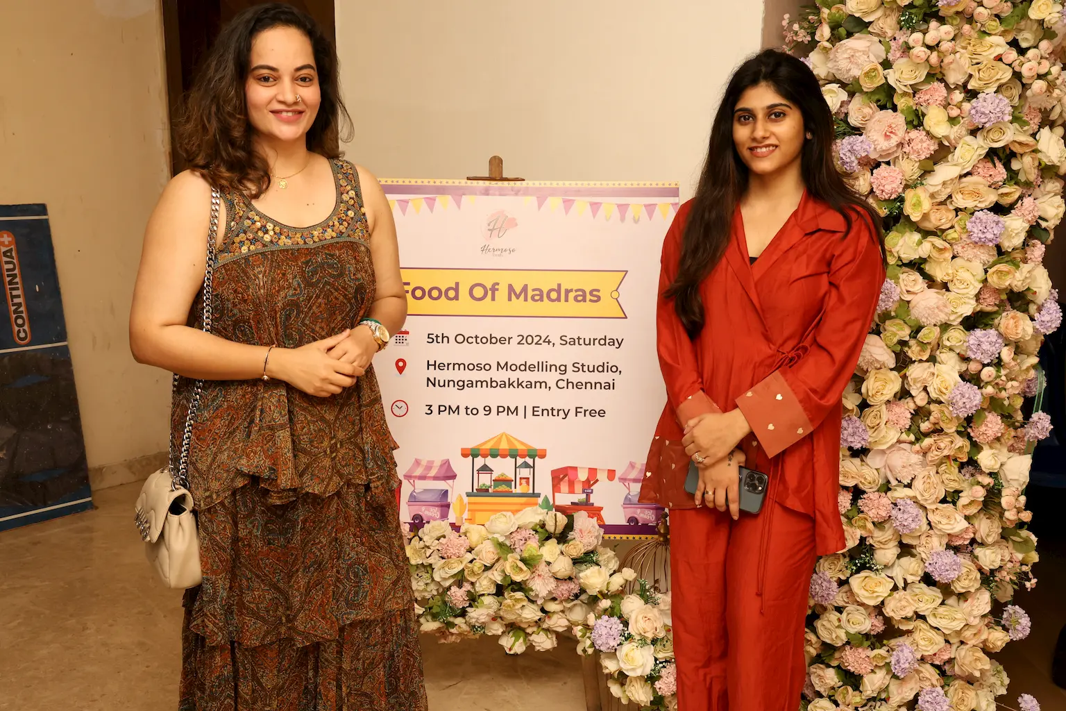 Hermoso events’s 6th edition of Food & lifestyle pop up Food Of Madras by Aishwariya R Prithvi inaugurated by Actress Mrs. Sujatha Shivakumarr and Miss Chennai Bobbini Ayisha.