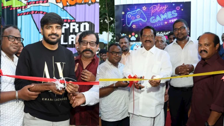 ADK Sports & Gaming and Paw Gamers Park inaugurated by Mr. B. Ranganathan, Actor Sathish, Mr.D.G Srinivasan, Mr. Arun Kumar at Mogappair West.