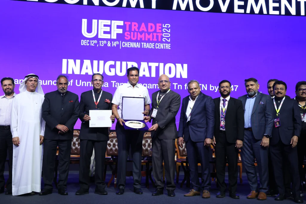 UEF Trade Summit 2025 was Inaugurated at Chennai Trade Centre by the ...